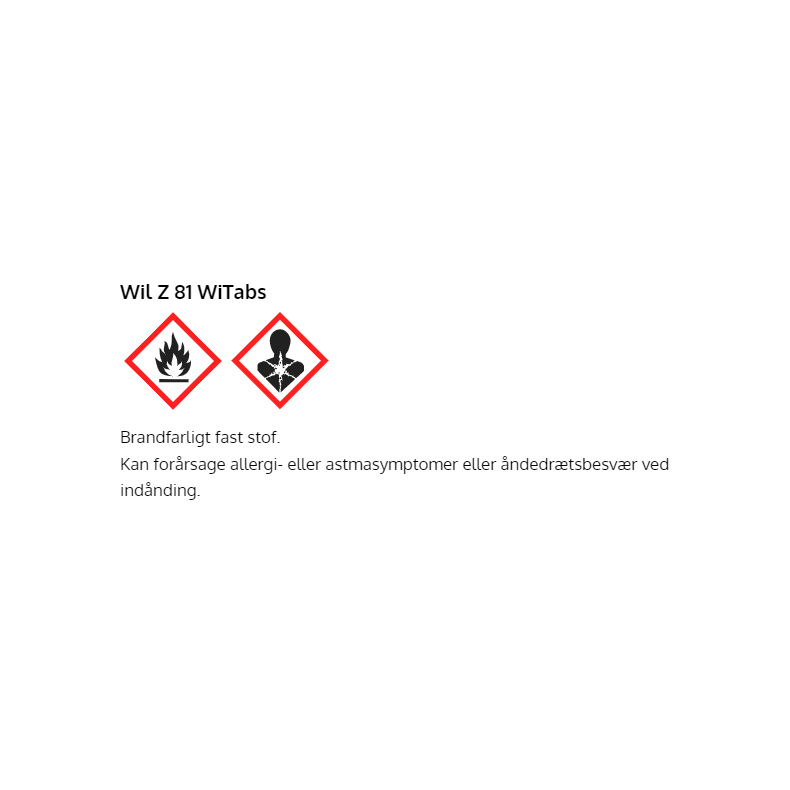 Wil Z 81 WiTabs 12stk &agrave; 7g high efficiency (sprit) - Wilesco